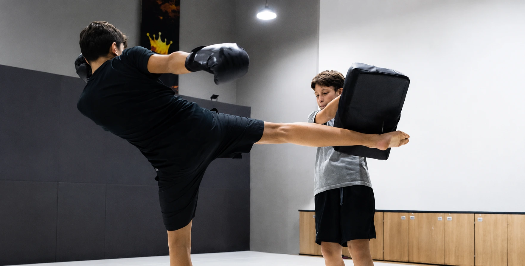 Aula de Muay Thai na Prince Fighting Team no Parque dos Príncipes, São Paulo